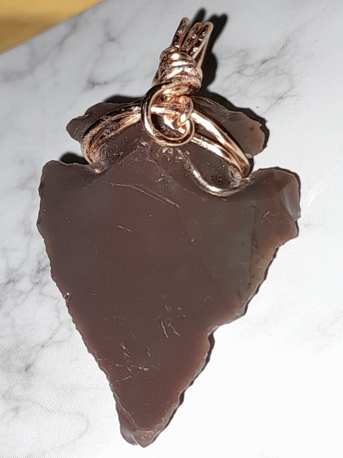 Natural jasper Arrowheads necklaces male female new pendants jewelry Gift unisex