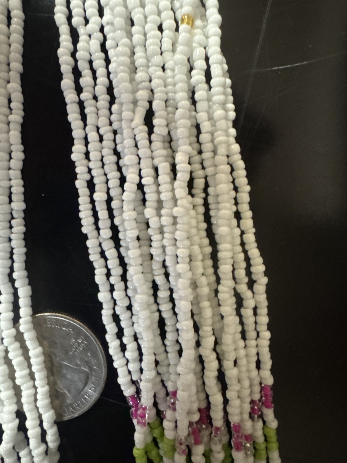 Glass Beaded Multiple Layered Necklace