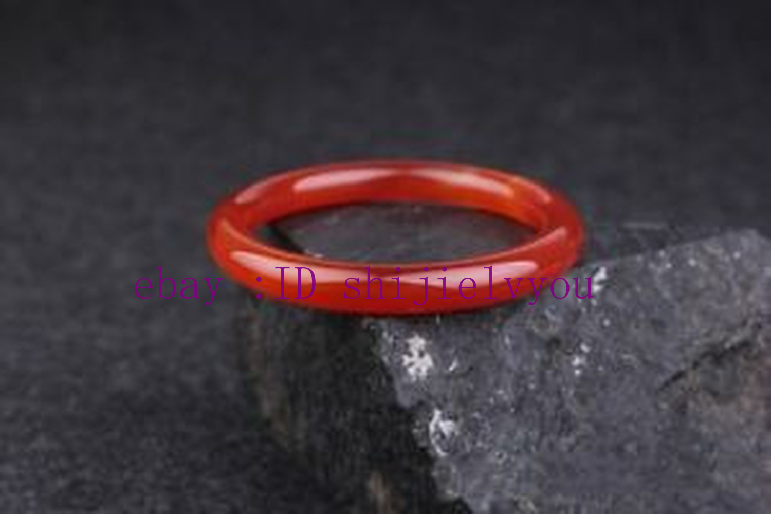 Fashion 100% Natural Round Agate Chalcedony Jewelry Bangle Bracelet 56mm-62mm A