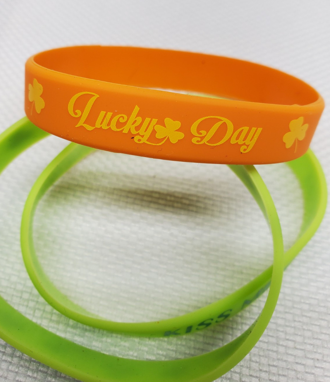 7 pcs St. Patrick’s Day Bracelets Silicone Wristband Irish Multicolor Lucky NEW