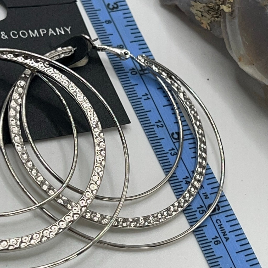 Gennaro layered hoop earring