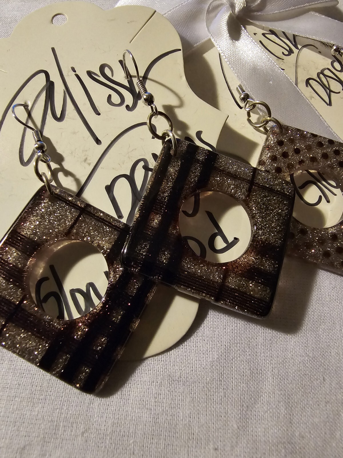 Earrings , 2 sets, handmade , 2 for the price of one