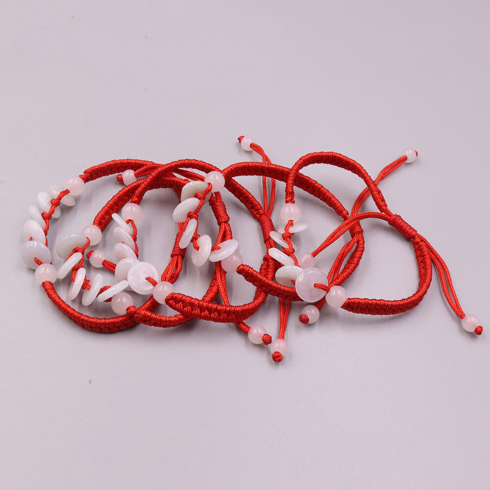 5pcs Real Grade A Natural Jade Men Women Lucky Circle Peace Beads Bracelet