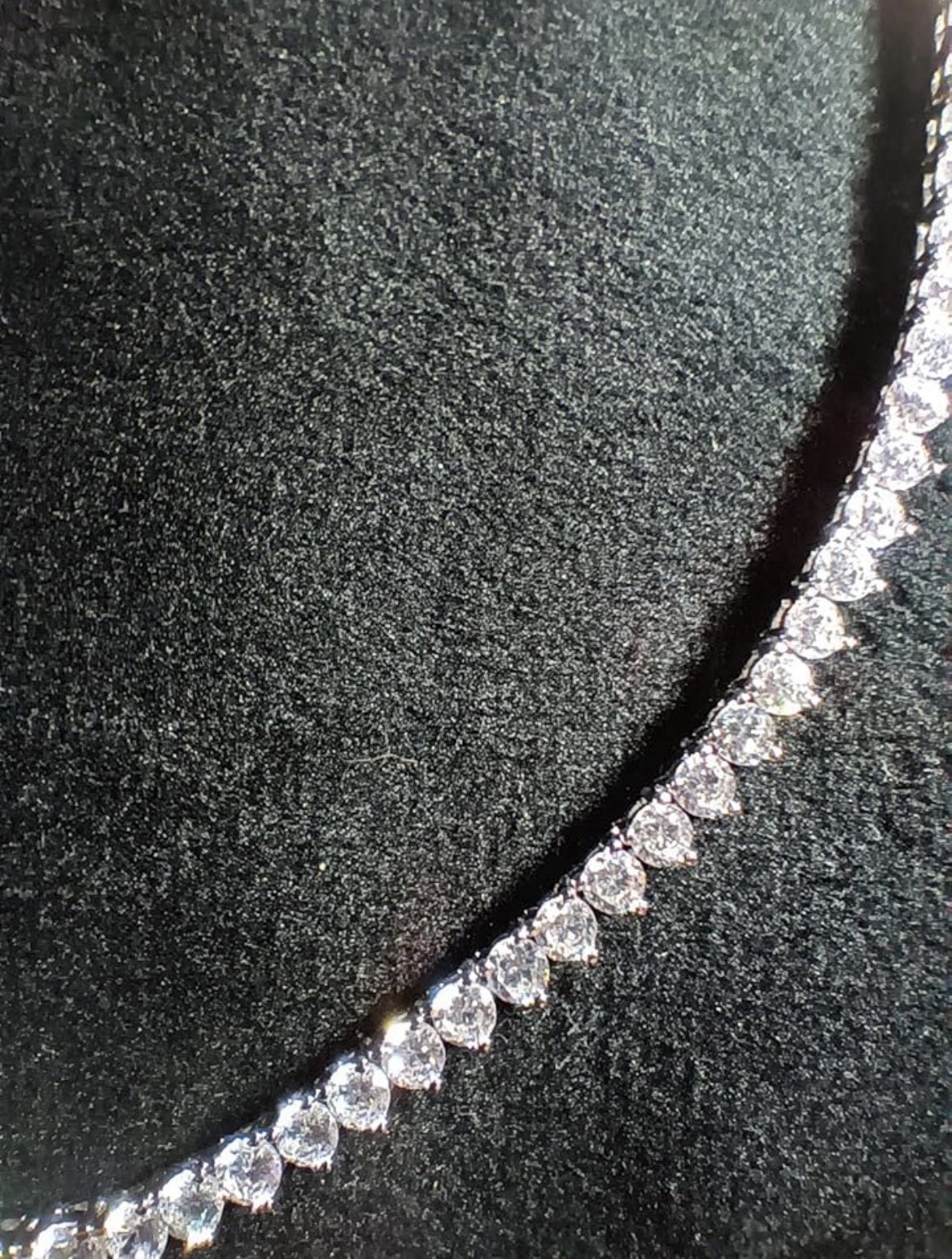 Tennis Necklaces for Women, Yellow & White Gold Plated