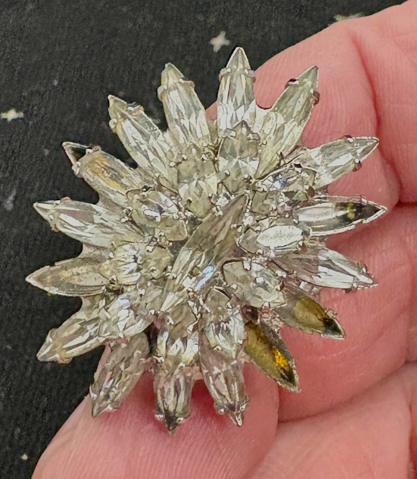 Vintage Cluster Rings Lot Of 5 Various Sizes 7-12 Missing Stones 1 18KT HGE ESPO