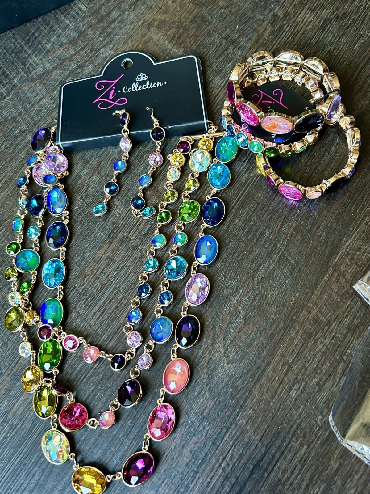 Paparazzi Zi Collection 2024 Elated Necklace And Bracelet New Rare Elated Energy