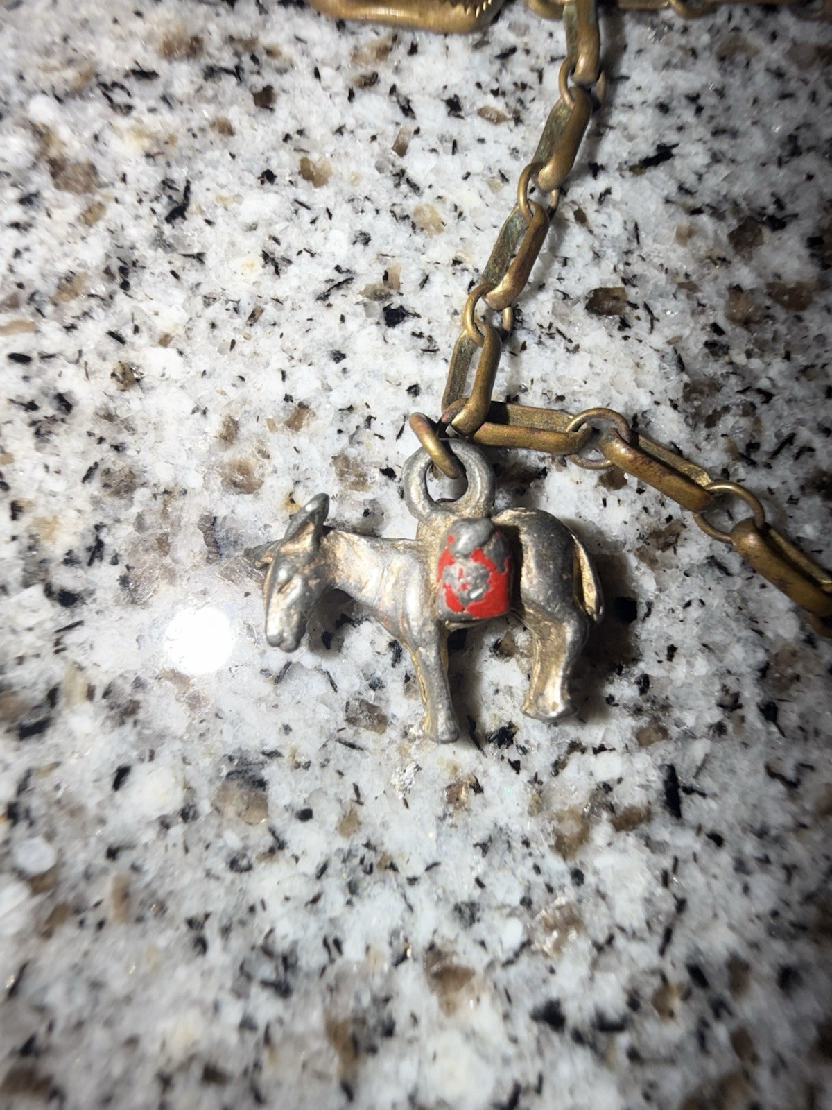 Antique Gold Tone Vaquero Cowboy Style Charm Bracelet No Stamp Not Tested 7.5”