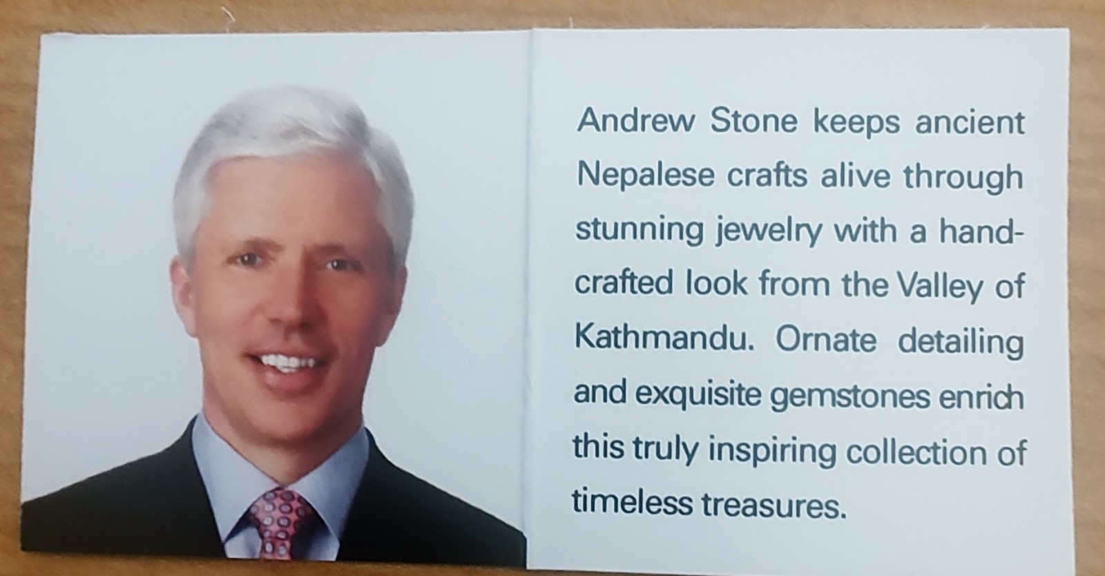 Andrew Stone Nepal Green Glass Bead Rope 20″ Necklace