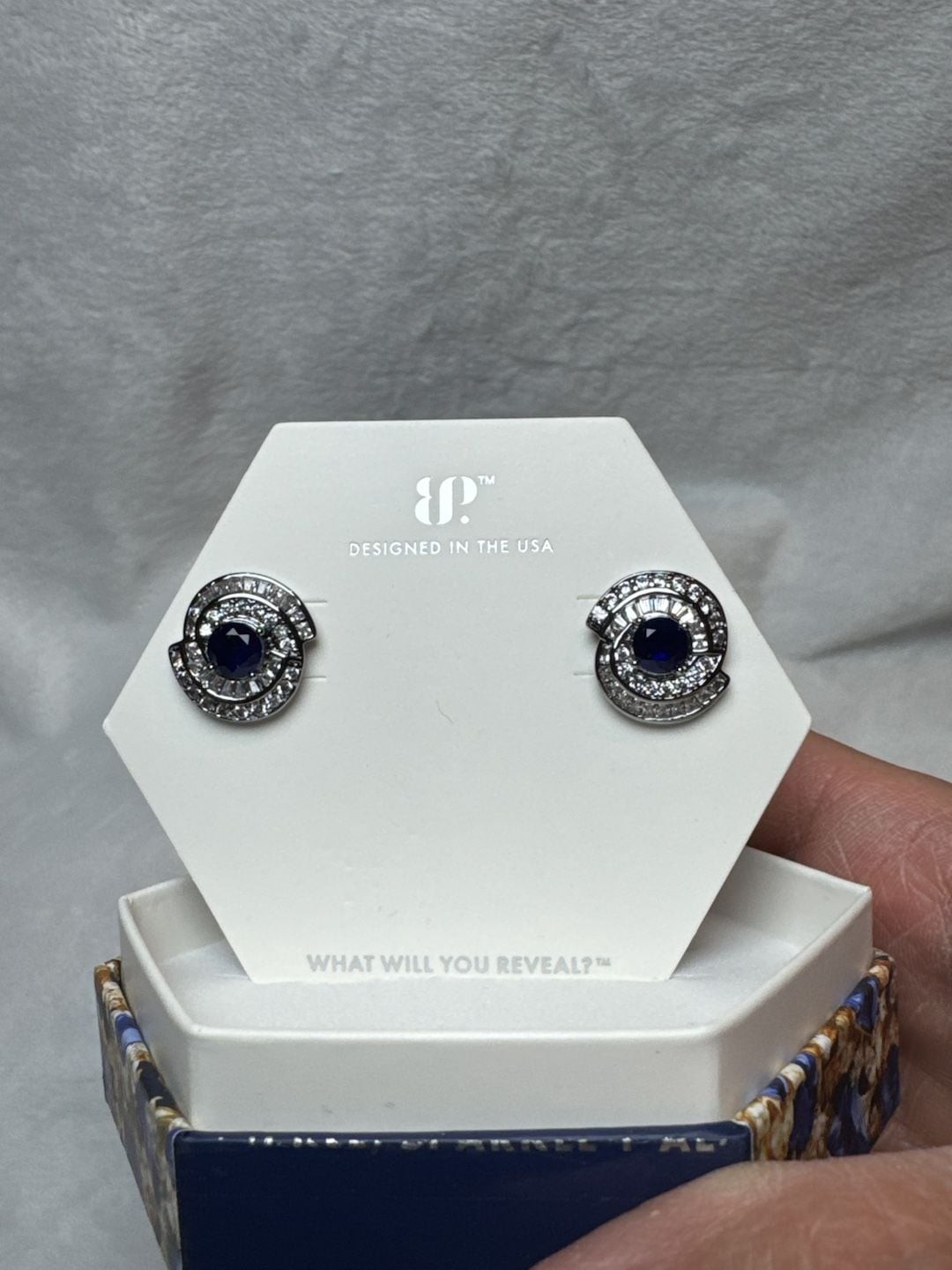 BP September 25 Pour Me in Gemstones Created Sapphire on Hematite