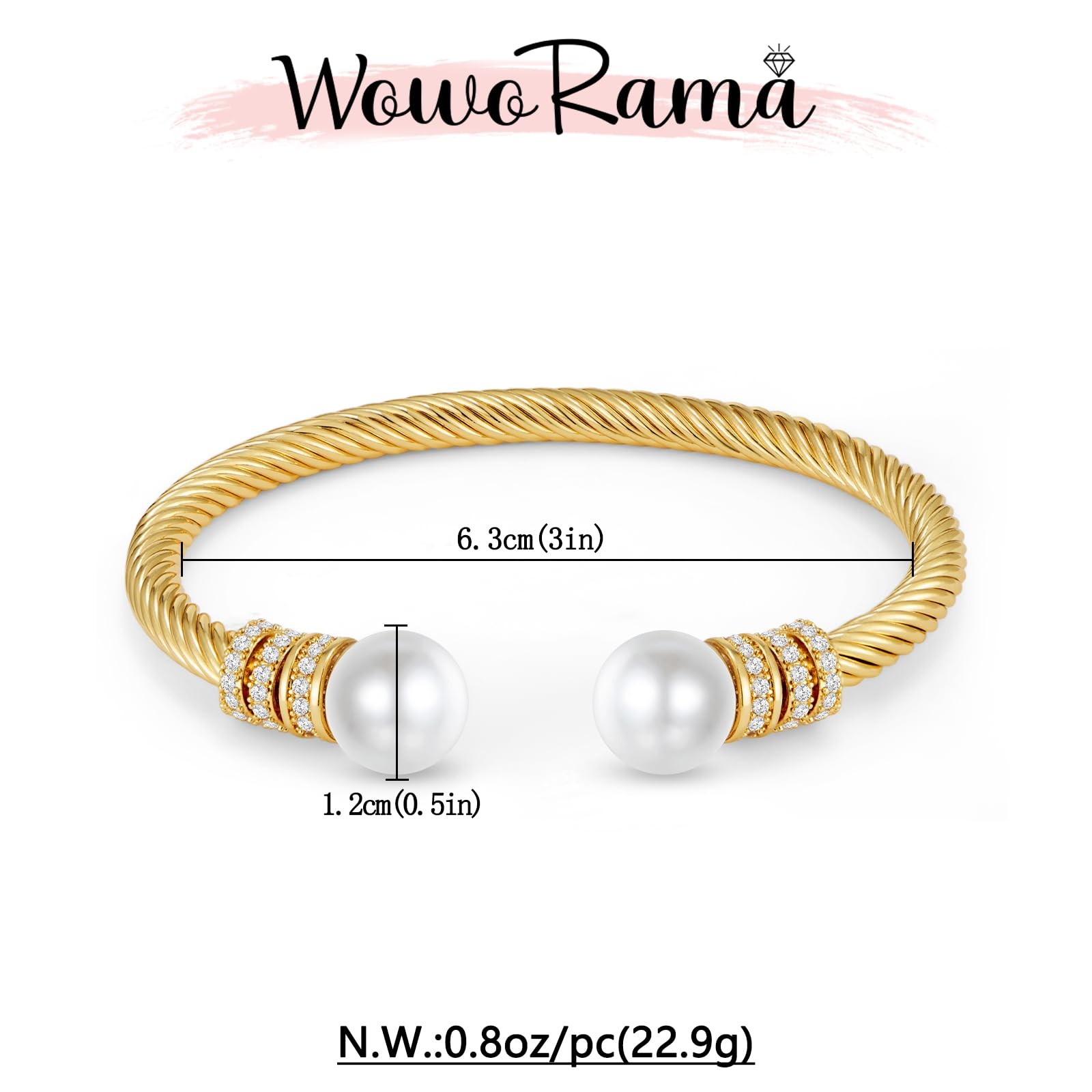 Gold Cable Wire Cuff Bracelet for Stainless Steel Open Cuff Bangle Bracelets .