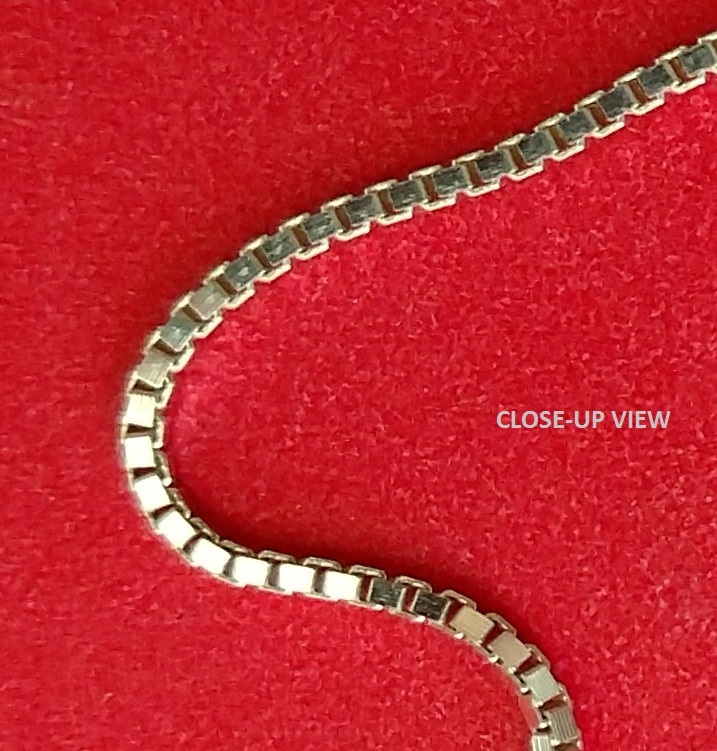 Box Chain — Sterling Silver — 1.2mm* — 24 inch* (Made in Italy) [BN]