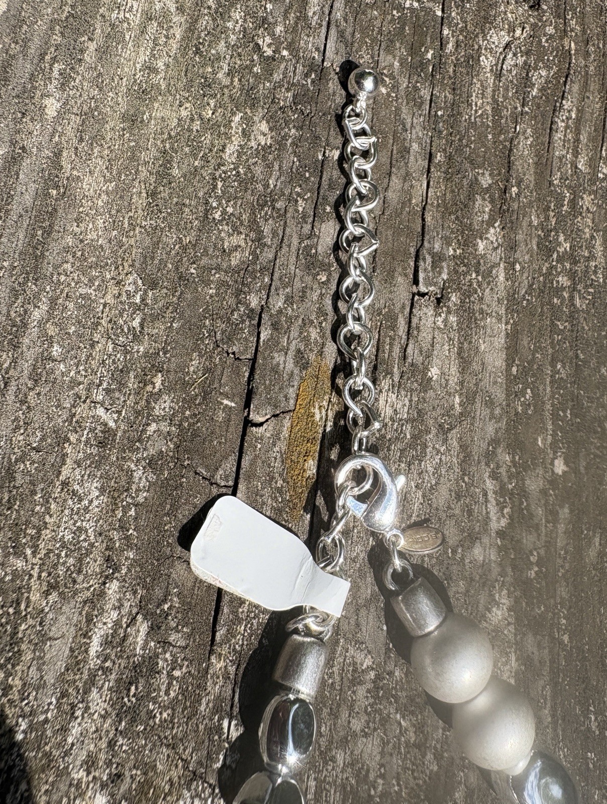 Chico’s Necklace Women’s Silver Tone Beaded City Boho Long Vintage