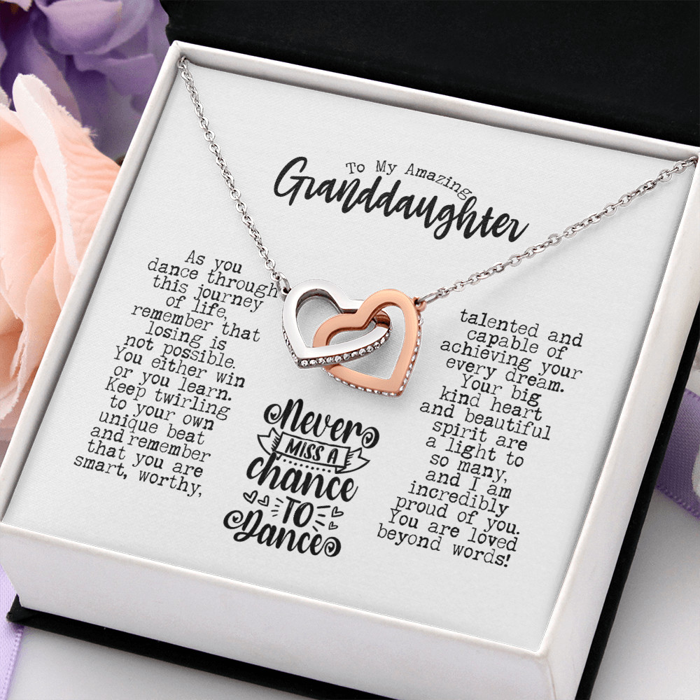 To My Granddaughter Dancer Gift