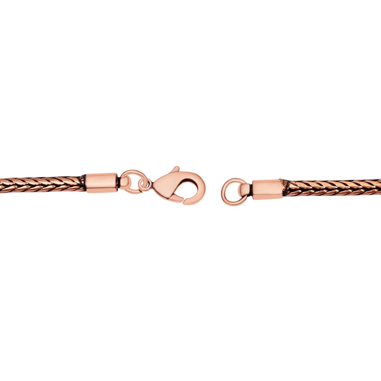 Pure Copper Wheat Chain 100% Oxidized Handmade Necklace Gift For Jewelry RJ-15