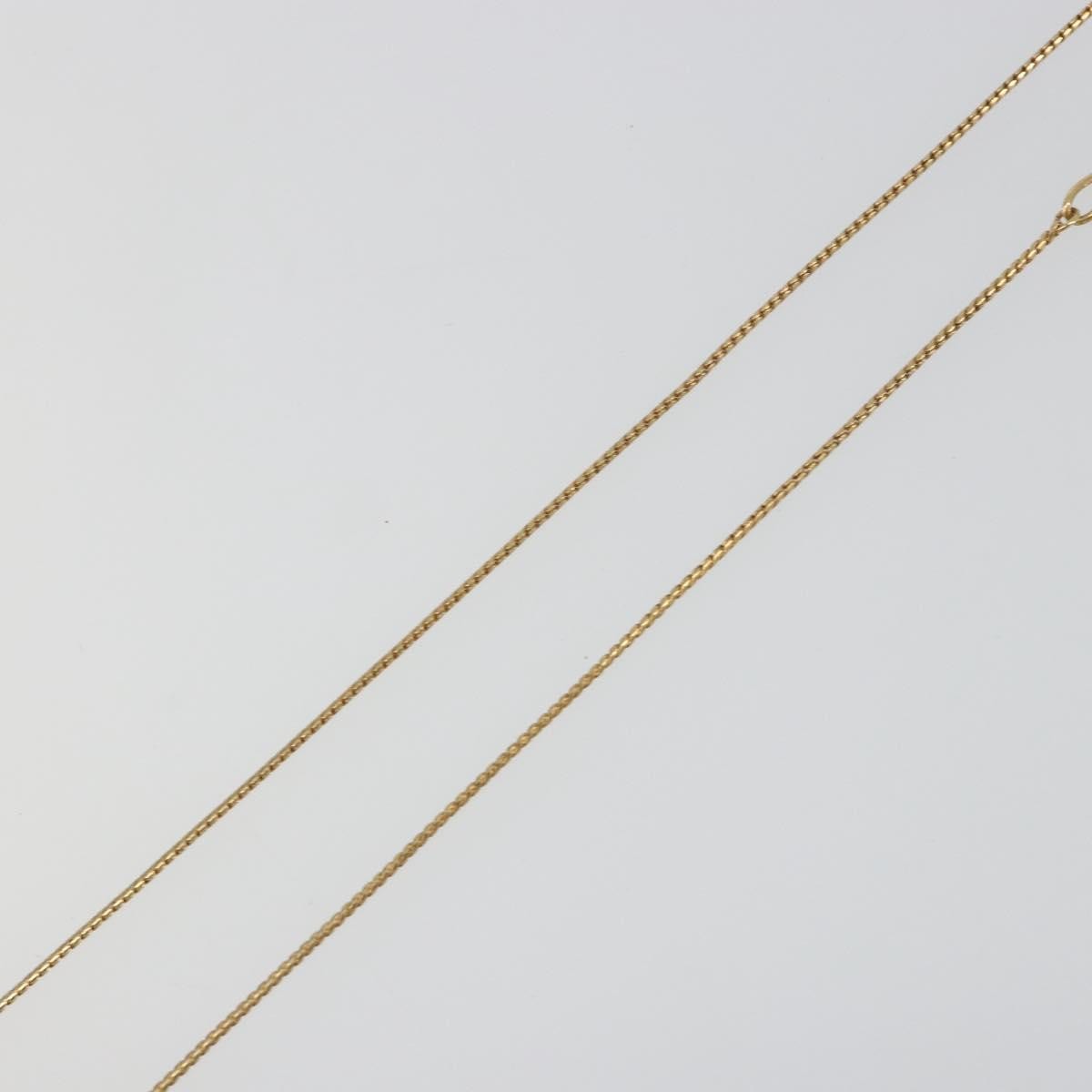 SAINT LAURENT Necklace metal Gold Tone Auth SW2370
