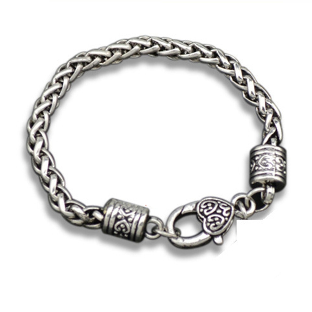 2 or 5PCS Metal Alloy Braid Chain Bracelet, Finished Lobster Clasp Ready to use