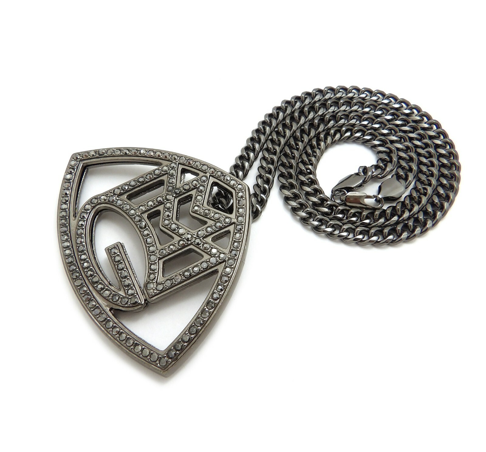 Iced MMG Maybach Music Pendant 6mm30″ Cuban Chain Hip Hop Necklace RC3373