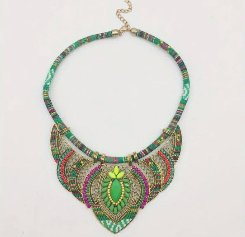 BRIGHTON BEACH Ethnic Style Retro Chunky Necklace