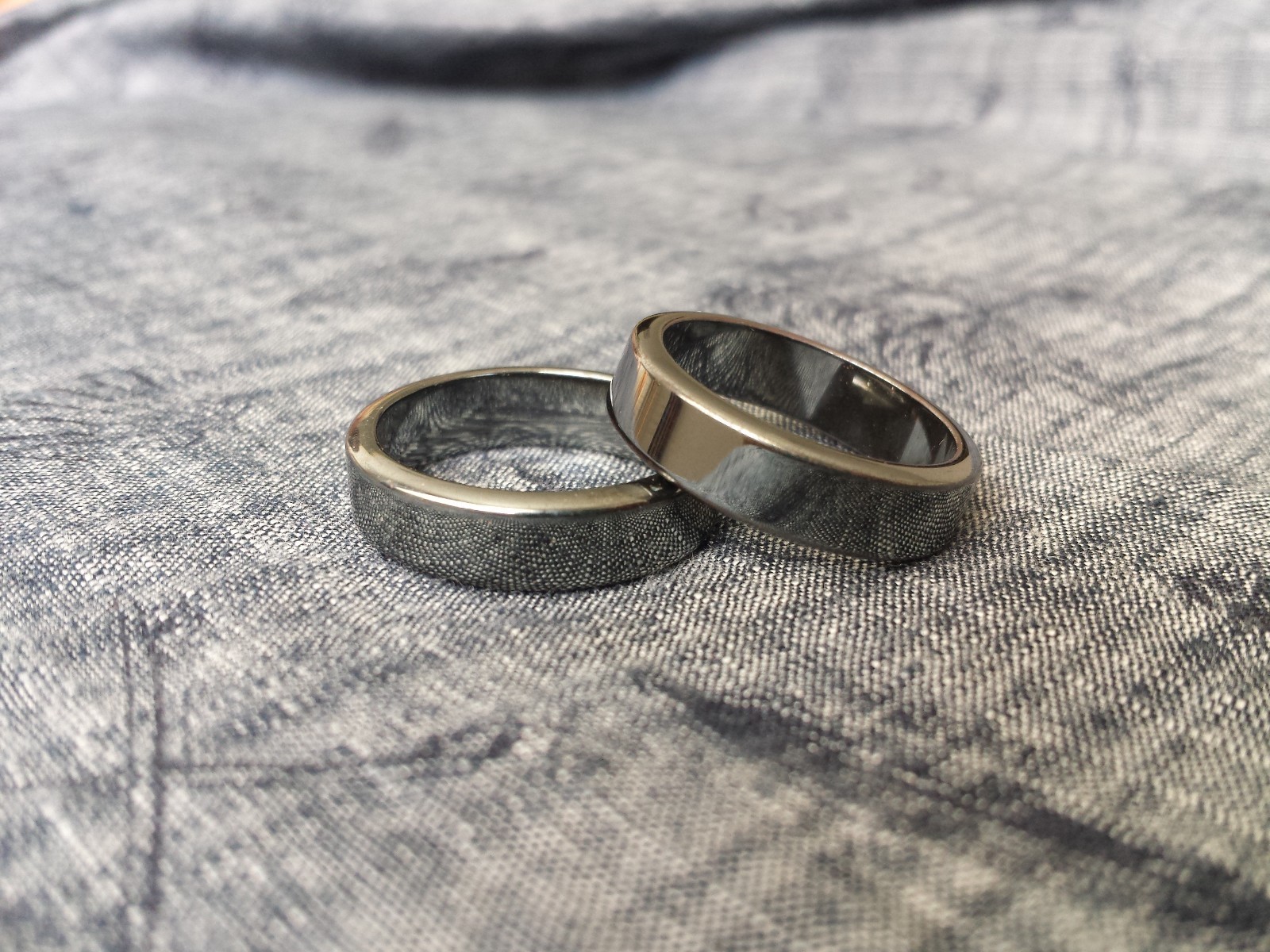 Hematite Ring.Buy 2+1free.Unusual silver-black.Men.Women 6mm All size 5678910112