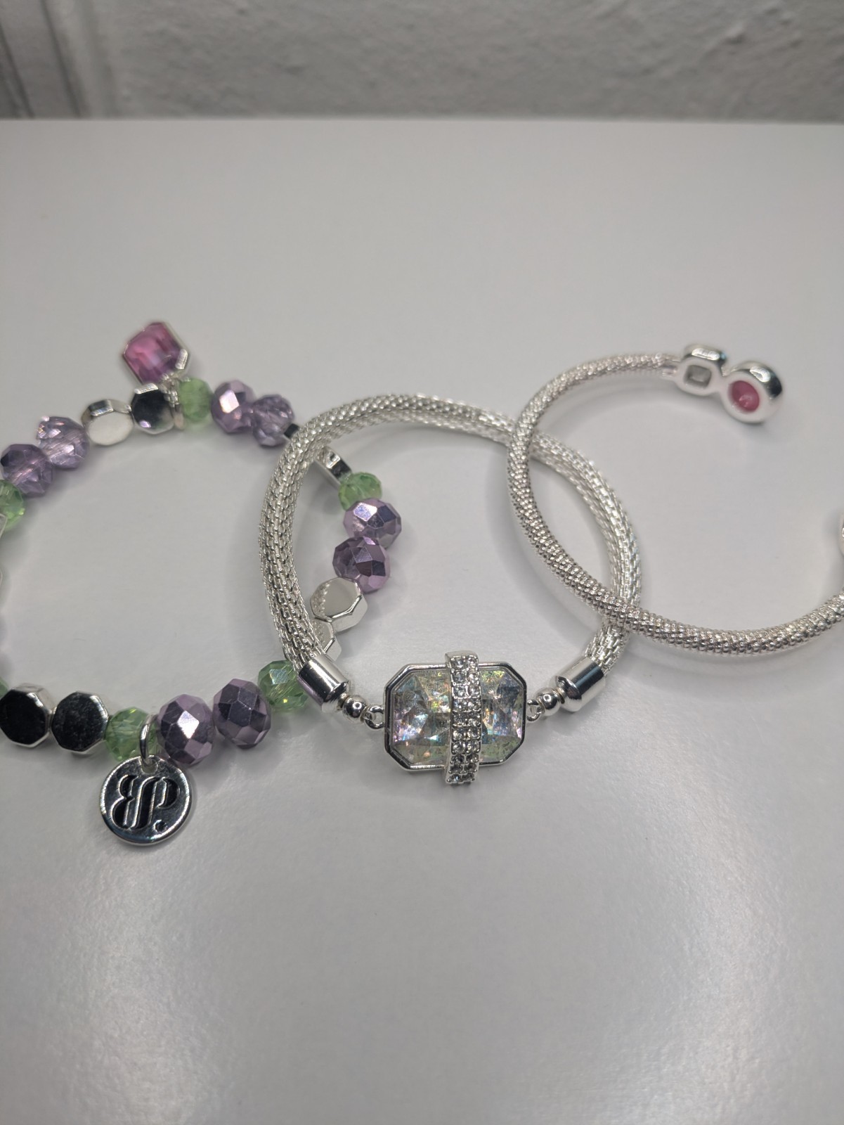 Bomb Party Spring 2024 Stacks Sparkling Confidence Bracelets RBP6903 Purple