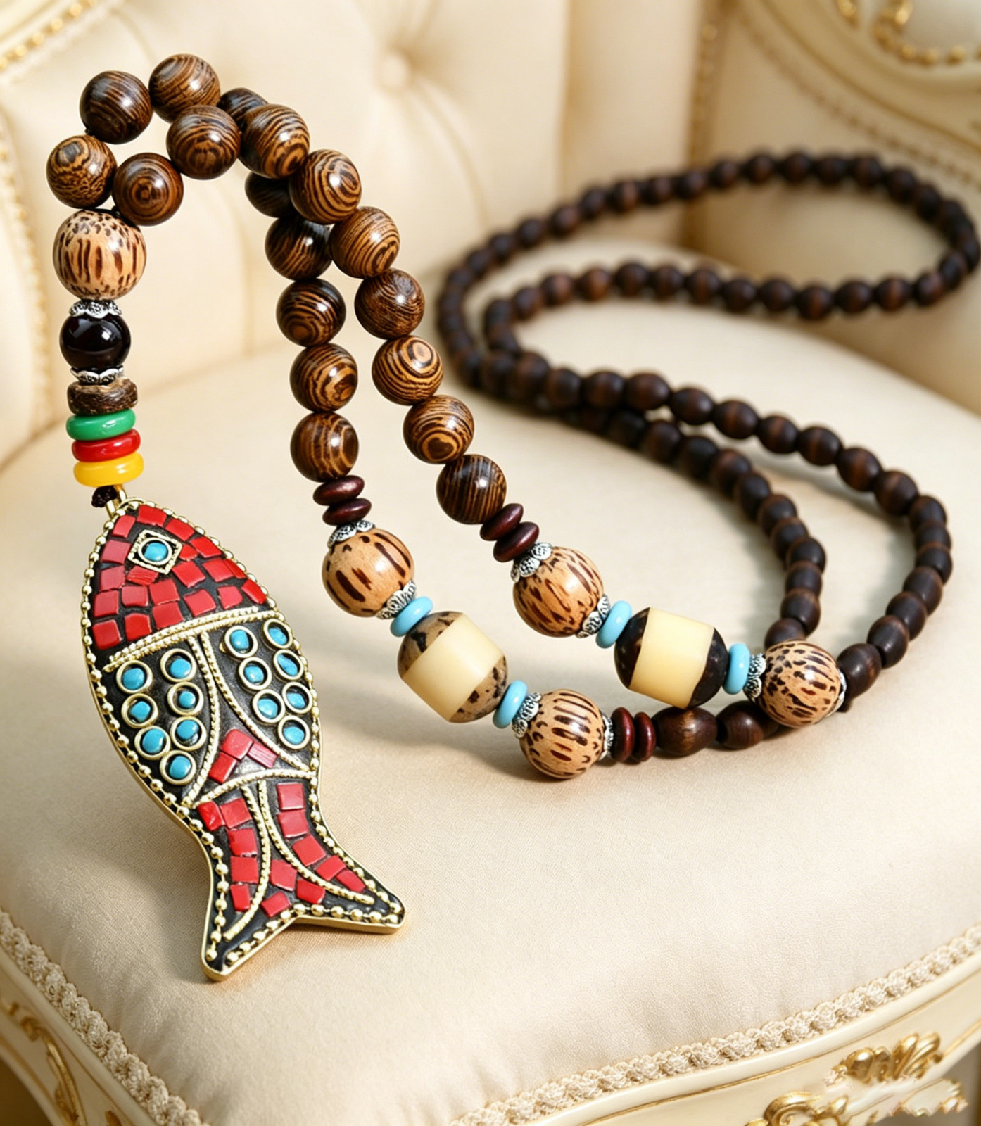 Vintage Long Pendant Necklace for Women Boho Layering Statement Gift New