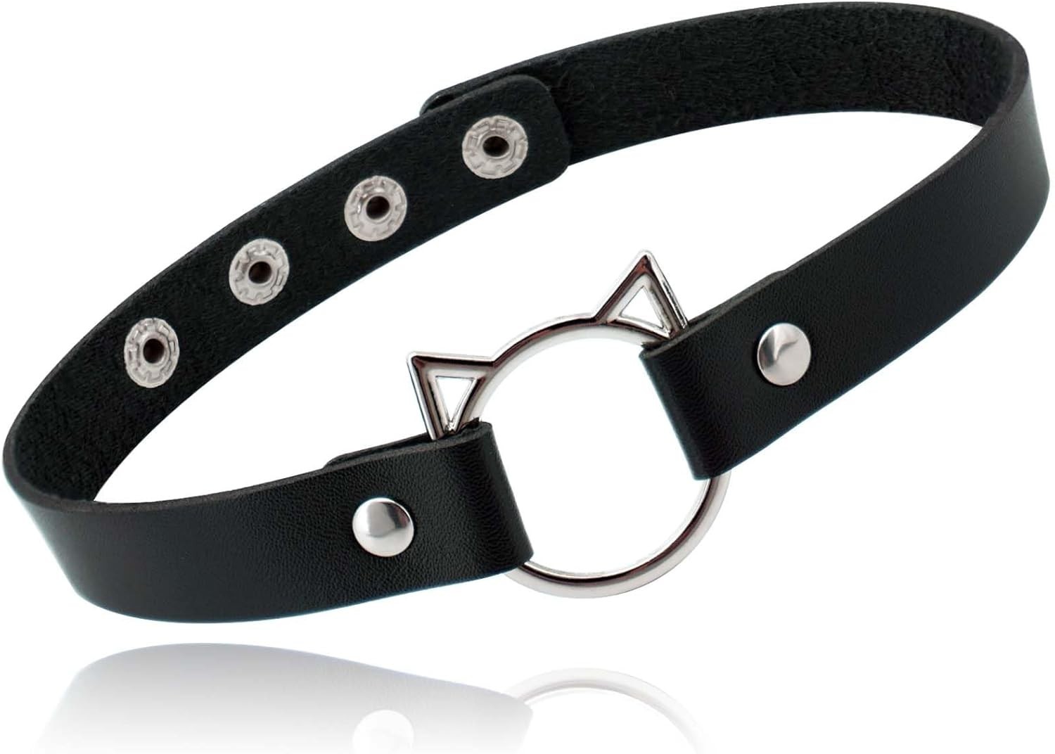 Fashionable Adjustable Cat Choker – Lightweight PU Leather for Any Occasion