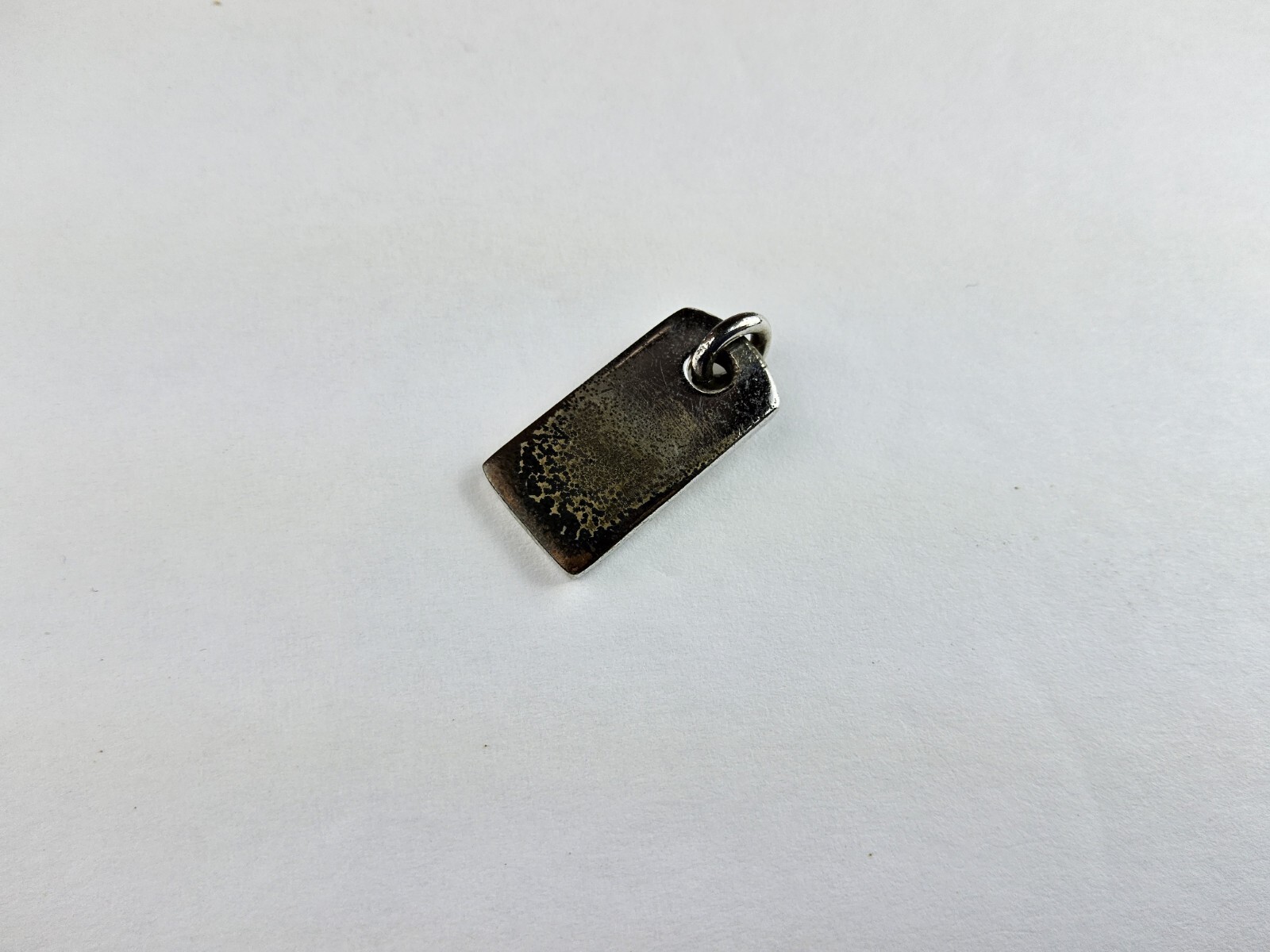 Dior Rhinestone Dogtag Charm Pendant (See Description)