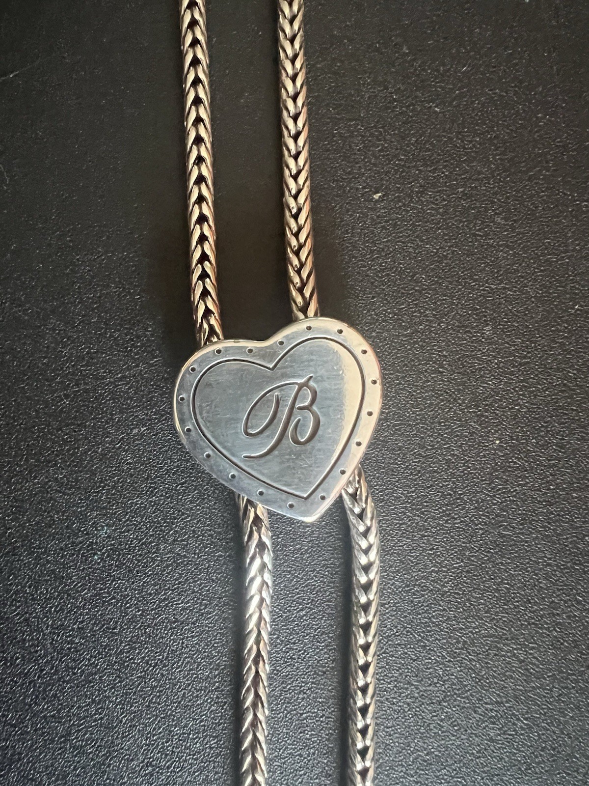 Brighton Heart Silver Necklace And Bracelet