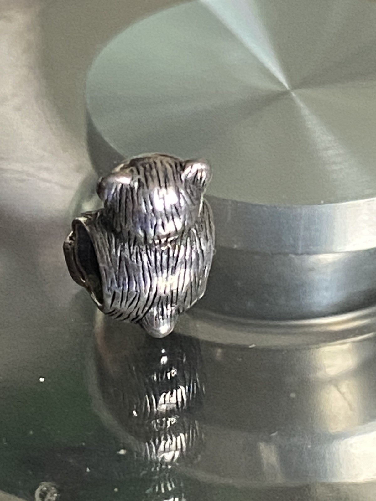 PANDORA S 925 ALE STERLING SILVER TEDDY BEAR CHARM BABY GIFT NEWBORN