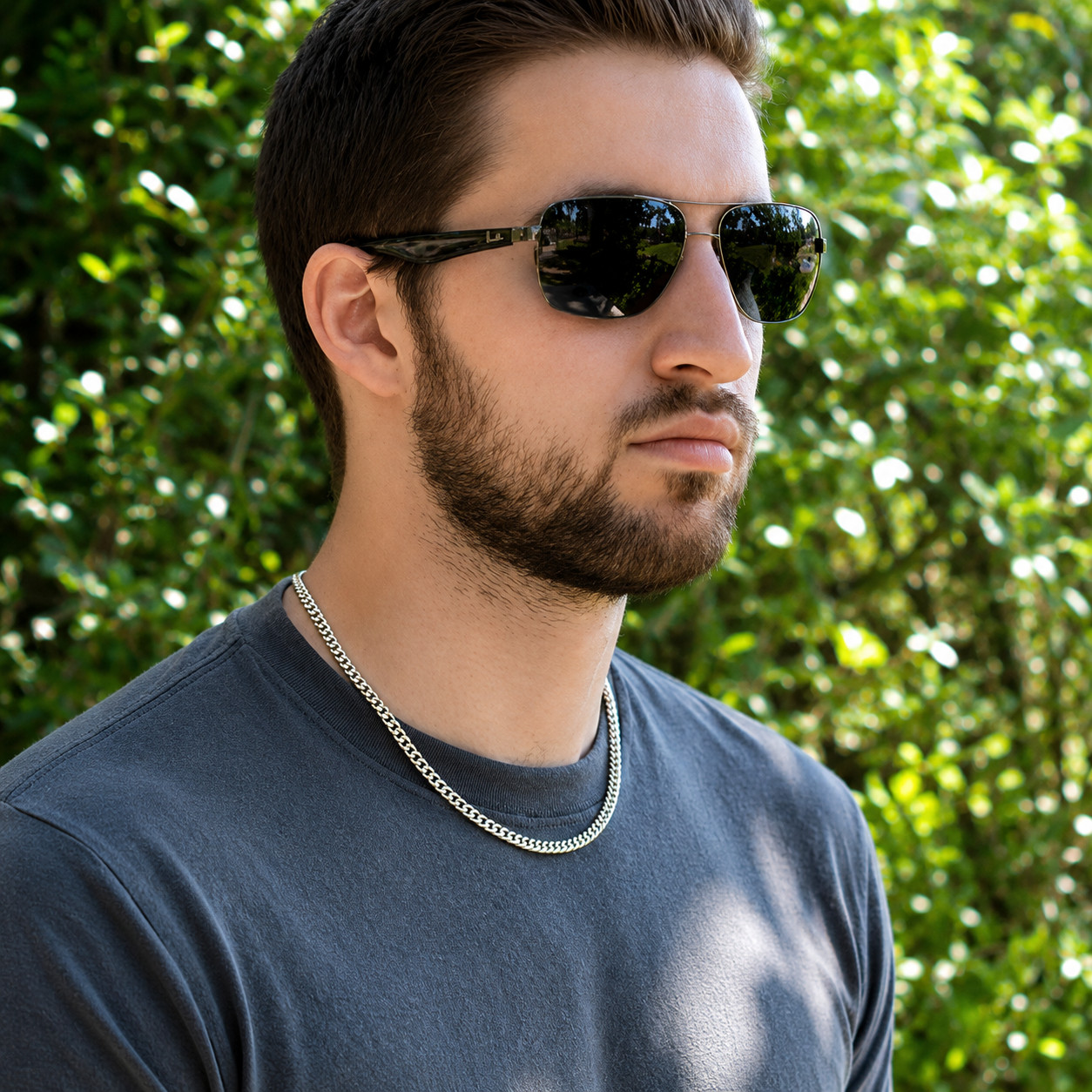 Promise Necklace Gift for Him Boyfriend Husband Cuban Link Chain