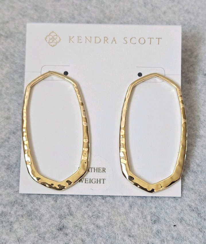 Kendra Scott Zorte Open Hexagon Earrings