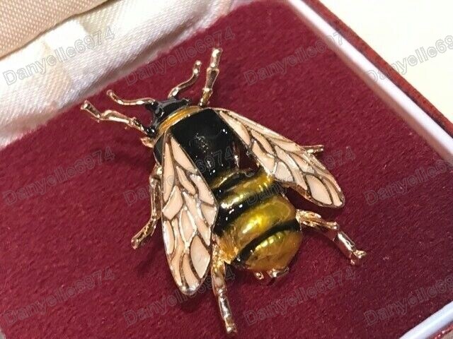 Art Nouveau Style BEE BEEKEEPERS BROOCH Shawl Pin Vintage Inspired Jewellery