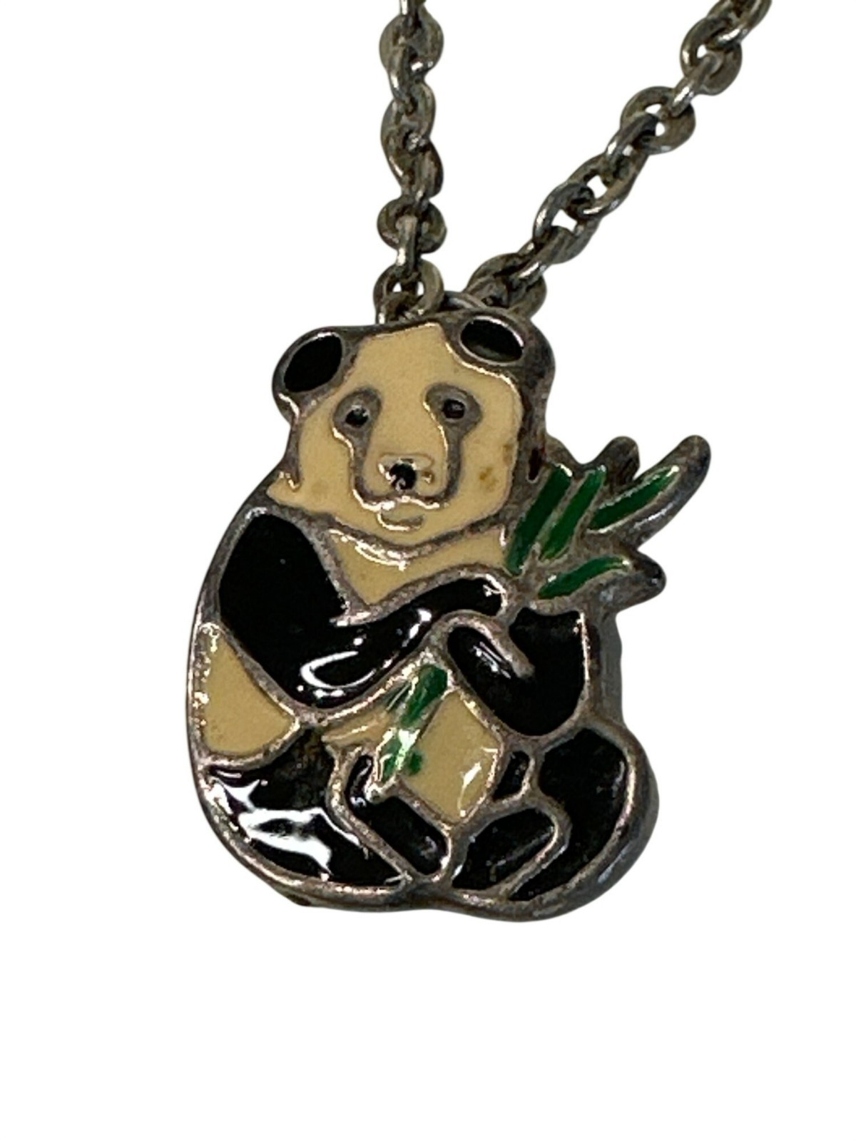 Panda Pendant Necklace With Chain Cute Animal Charm Jewelry Everyday Wear