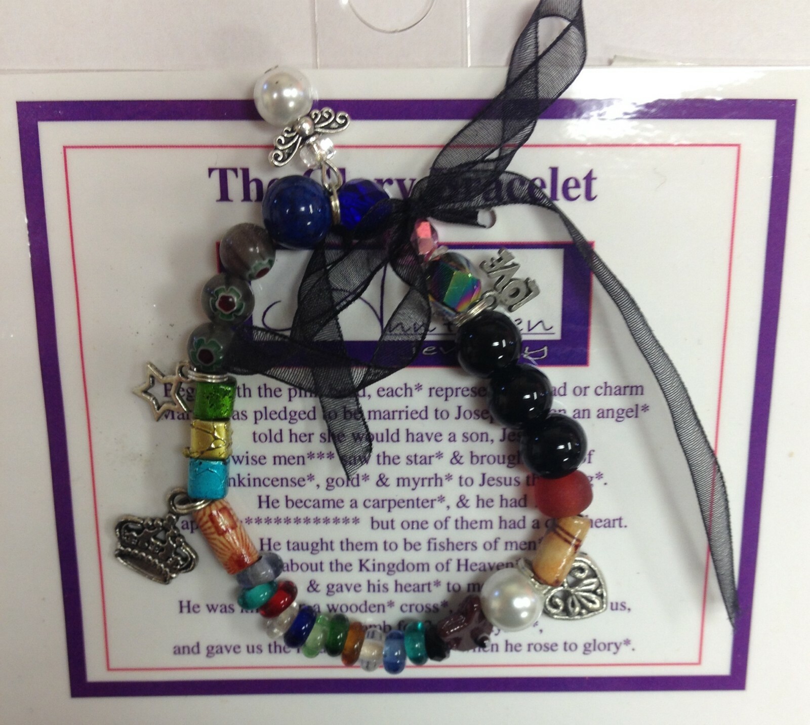 Story of Jesus’s Life, Christmas Easter Bracelet, Faith Inspiration Resurrection