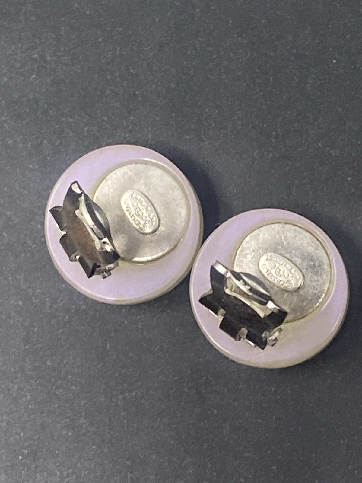 Chanel CC clip On Earrings