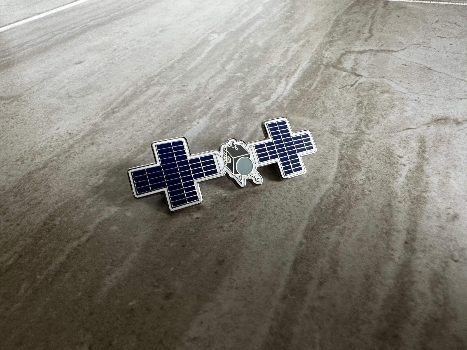 NASA Pysche Spacecraft Enamel Pin Metal Fashion Science Lapel Accessory