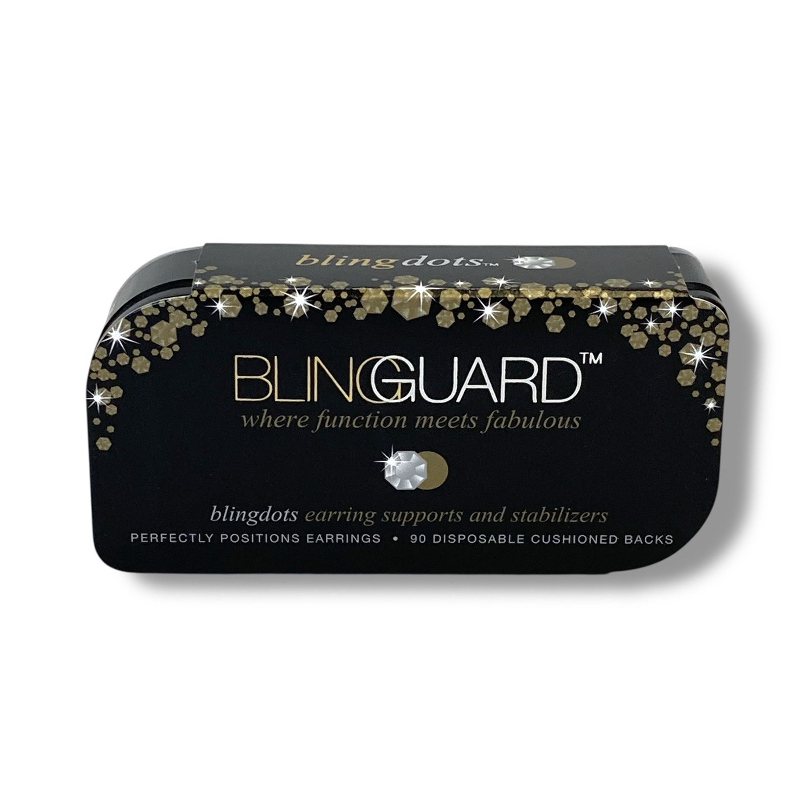 1 Pack BlingGuard Bling Dots Earring Supports & Stabilizers 45 pairs, 90 dots