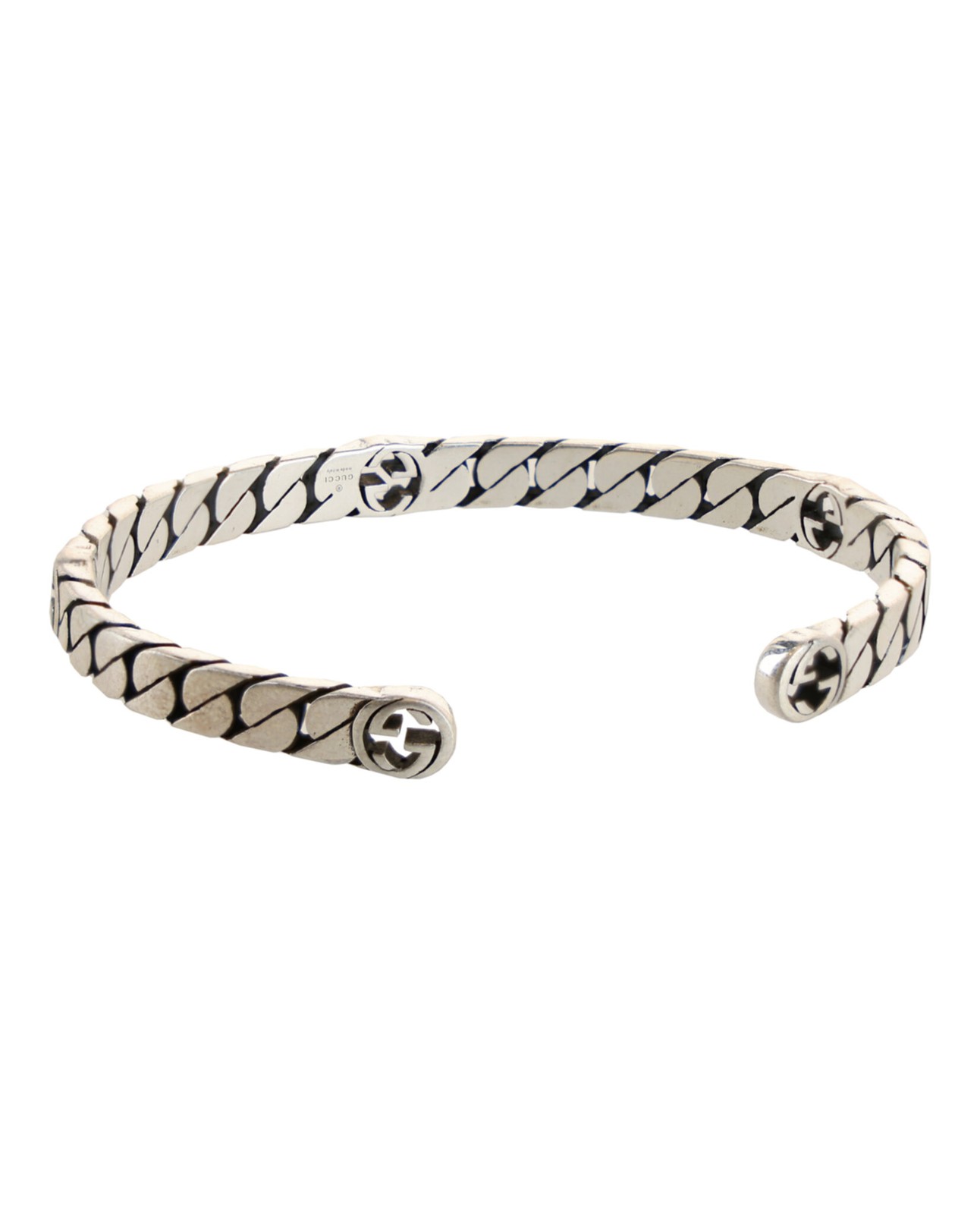Gucci Unisex-Adult Interlocking G Cuff Bracelet