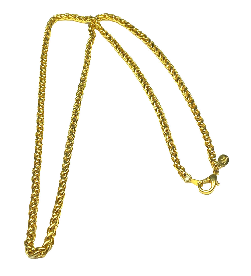 Joan Rivers Gold Tone Wheat or Spiga Chain 30″ Classic Collection