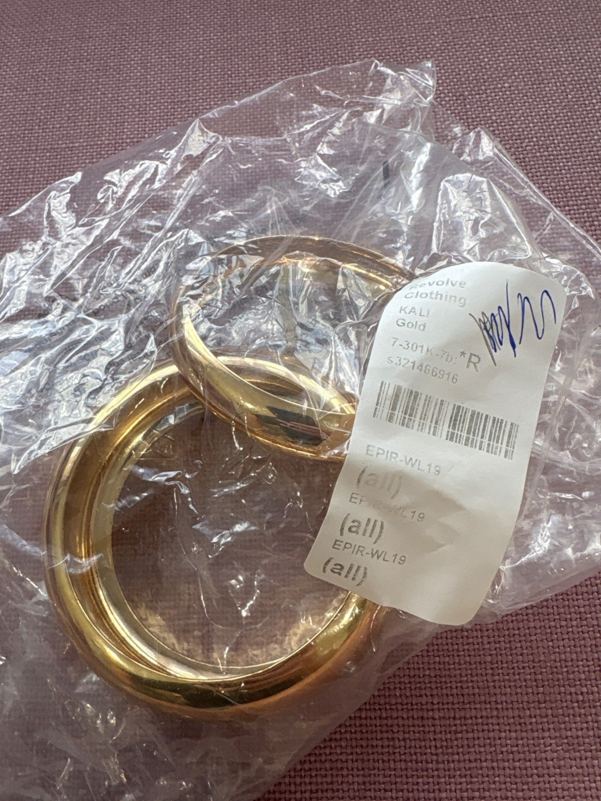 8 Other Reasons Bangle Bracelet Set in Gold One Size Womens