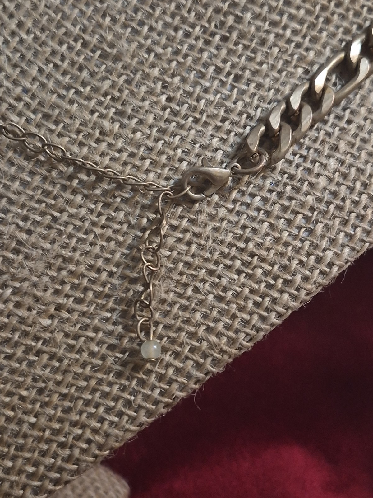 Vintage Gold Tone Figaro Chain ID Plate Necklace Blank Nameplate Unbranded