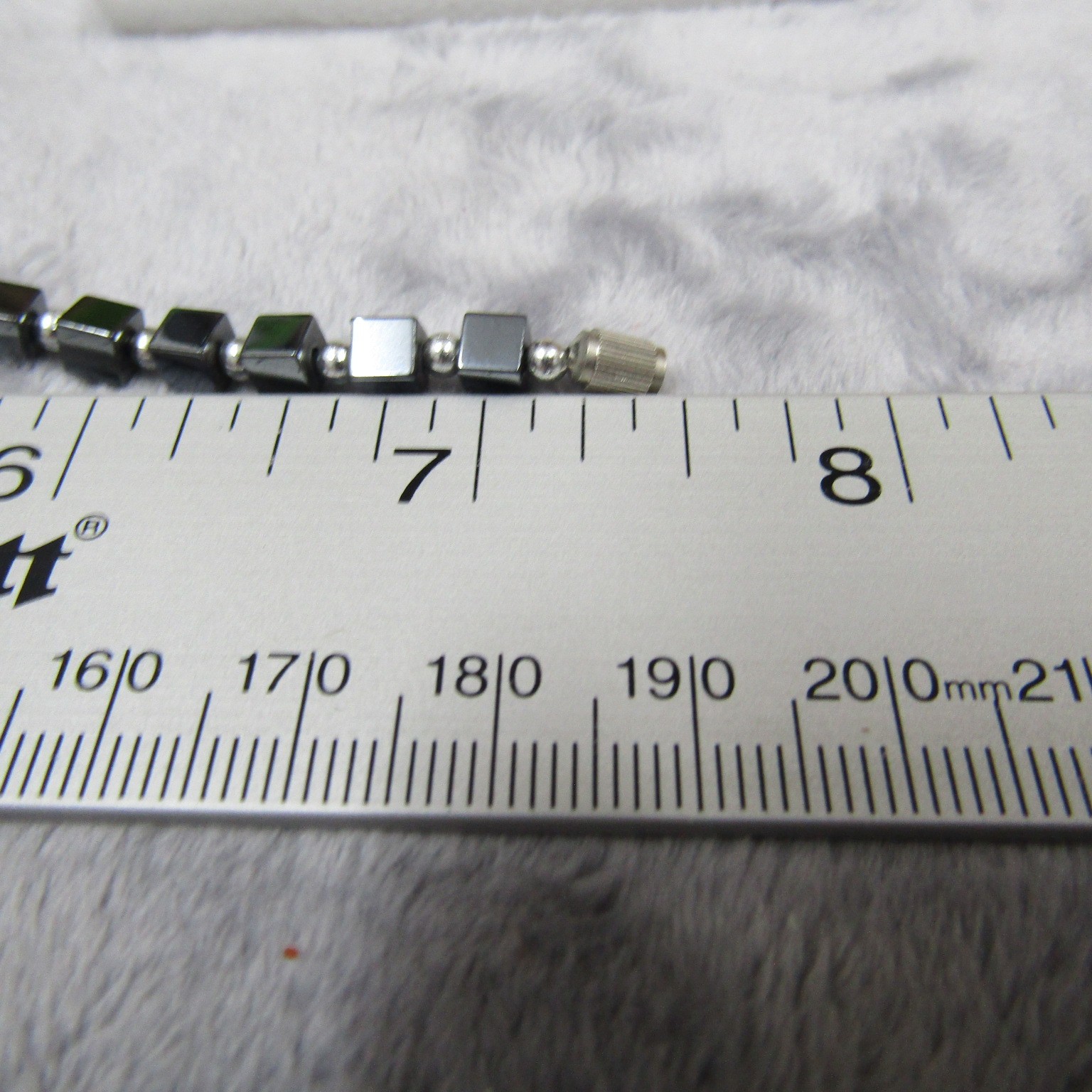 Women’s Teen’s Jewelry Silver Tone Black Hematite Bracelet Dashing Casual Chic