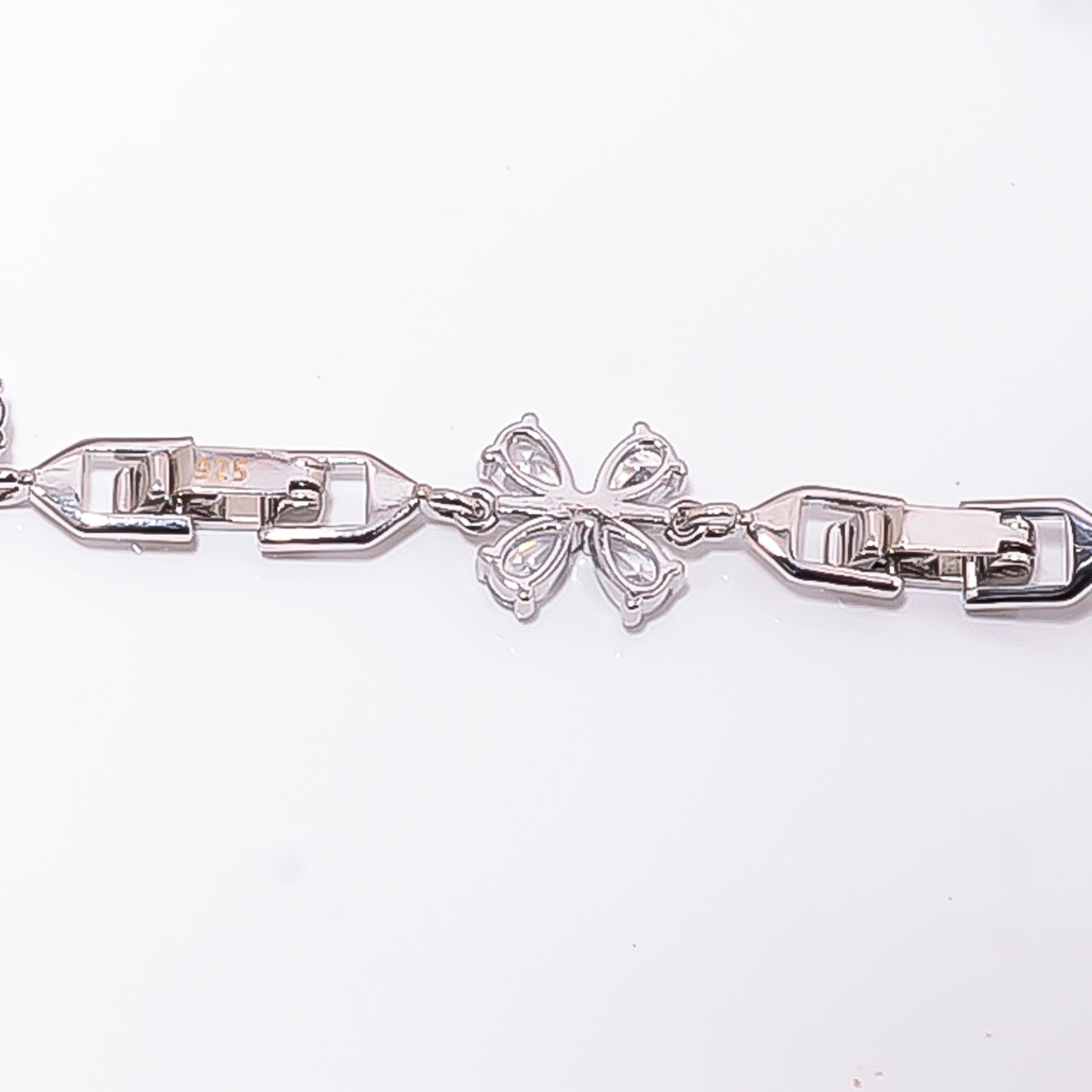 Purple Amethyst, CZ 925 Sterling Silver Adjustable Bracelet 7-8″ B130216
