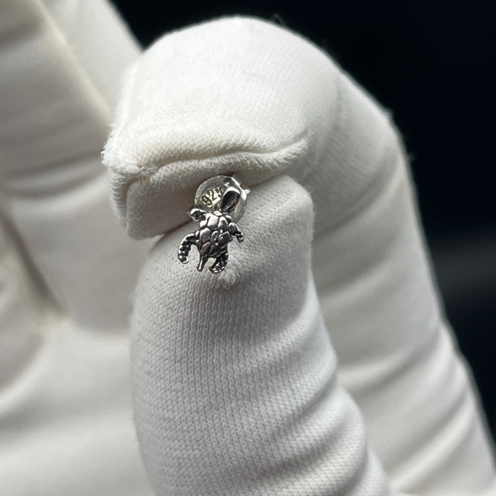 Tiny 925 Sterling Silver Turtle Stud Earrings, Small Studs, Stylish Gift For Her