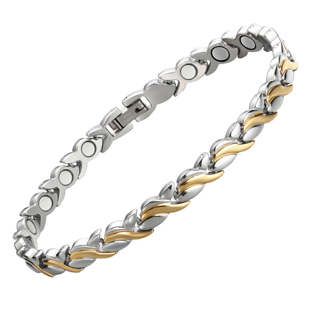Stunning Magnetic Bracelet women Balance Energy Arthritis Pain Relief Power Joy