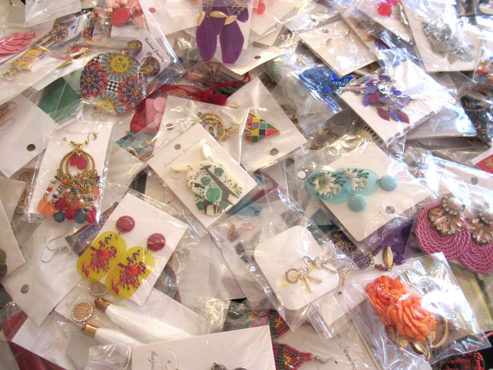 80 Pairs Mixed Earrings Bulk Lot Whole Sale Pearl Rhinestone Assortments NWT