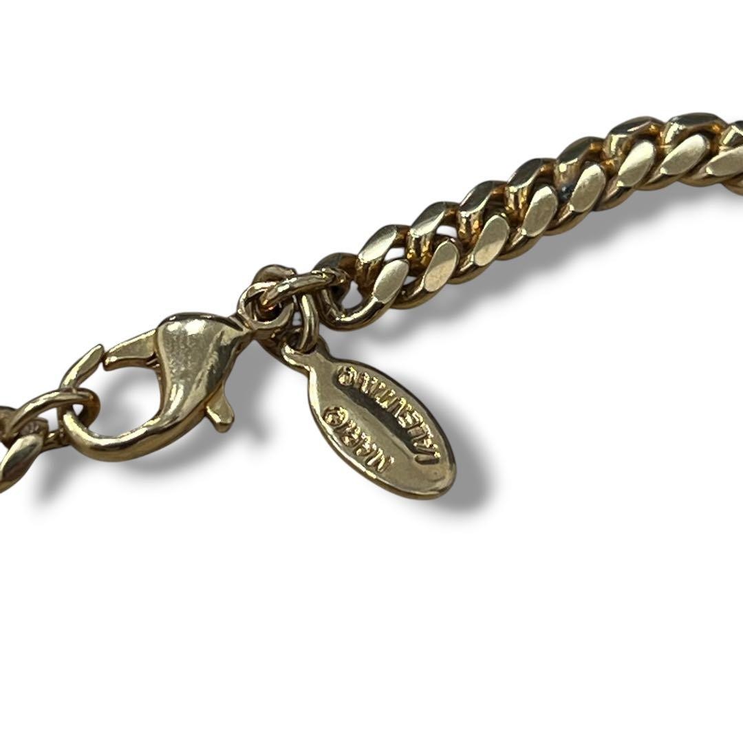 Valentino Gold Flat Chain Necklace