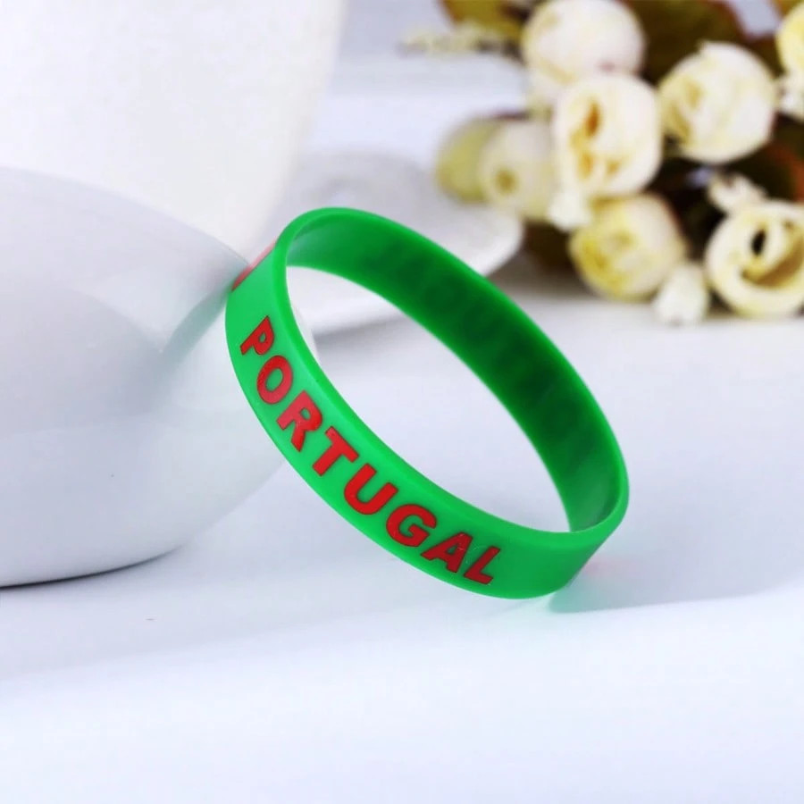 1pcs 2026 World Cup Country Flag Silicone Wristband Soccer Fan Gift Souvenirs