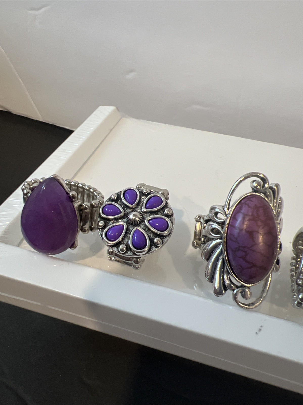 Lot of Paparazzi Statement Jewelry 1Bracelet/2Necklace/ear rings sets & 13 Rings