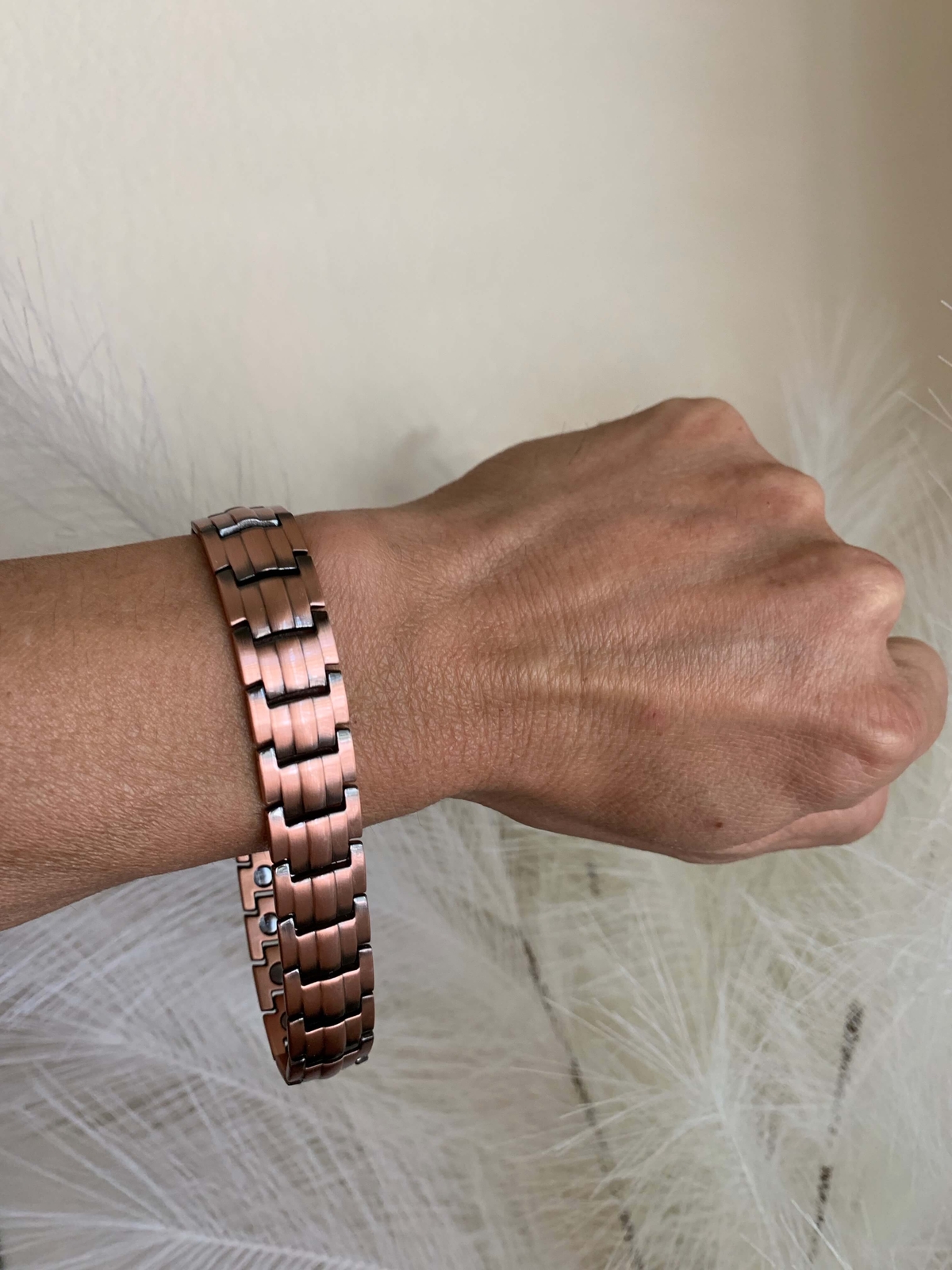 Gorgeous Pure Copper Magnetic Bracelet Men Women Arthritis Pain Relief Energy RX